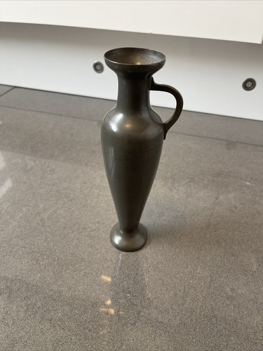 Connell pewter vase - , stamped