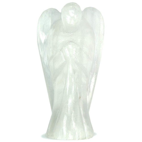 White selenite guardian angel - white,