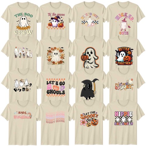 Retro halloween adult shirt - halloween,