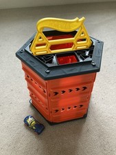 Hot Wheels Action Roll Our Raceway Track Set with Car Storage Carry Case Toy