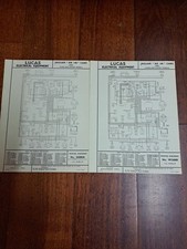 Original LUCAS Wiring Diagrams Jaguar XK 140 1955. W26880 W26880A