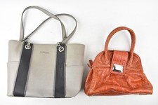 X2 Women's Handbags Calvin Klein Jasper Conran Moc Croc Shoulder Bag 