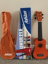 Ashton Beginner Soprano Ukulele with Bag UK - Orange