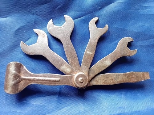 Vintage spanner set part a - ,
