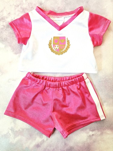 Build bear white - a, pink