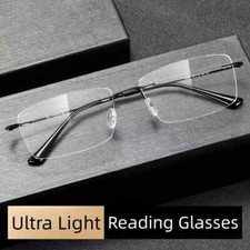 Rimless Titanium Alloy Reading