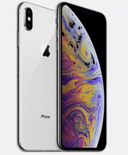 Apple iPhone XS Max - 64GB - Silver (Unlocked) - Very Good