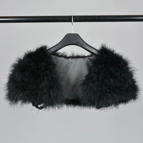 Genuine ostrich feather bolero - genuine,