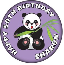 Personalised Panda -  Happy