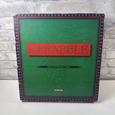 Spears Games Scrabble Deluxe Board Game Electronic Timer | Some wear and tear 