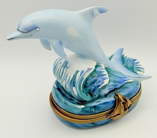 Limoges france dolphin - dolphin, ocean