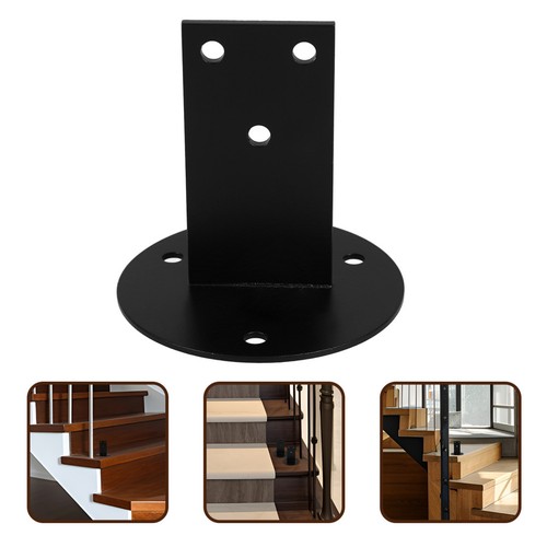 Black stainless steel handrail - steel,