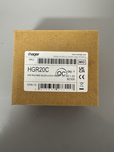 Hager hgr20c din rail - din, mid