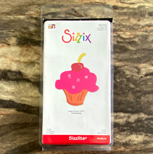 Sizzix sizzlits medium cupcake - sizzlits,