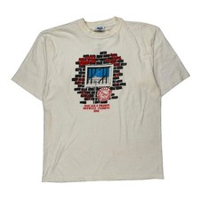 Oakalla Prison Wilson Single Stitch T-Shirt - Large White Cotton