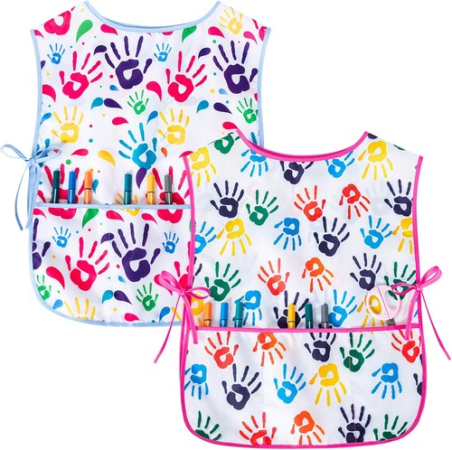 Kids art smock painting - art,