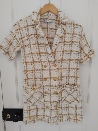 Zara tweed check plaid - check,