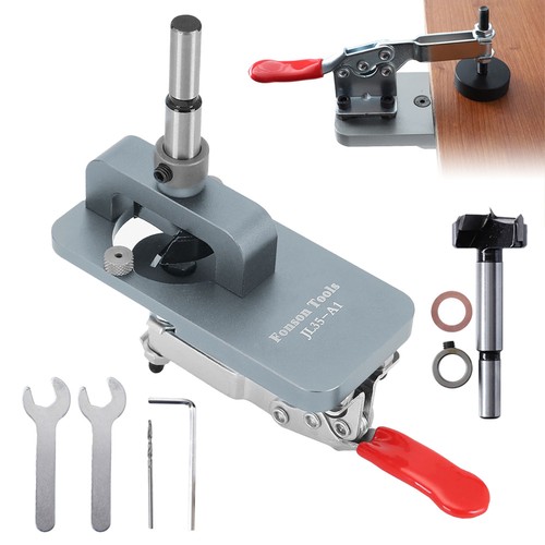 Woodworking door hinge hole - door,