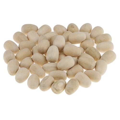Unpainted small wooden easter - small,