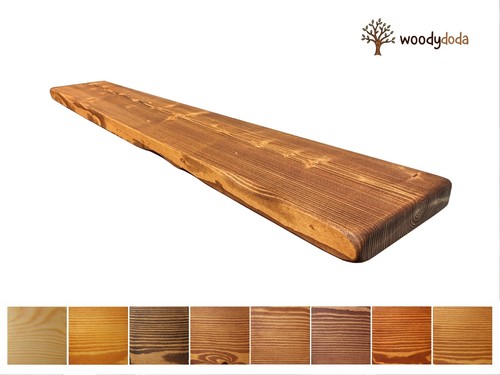 Rustic solid pine floating - solid,