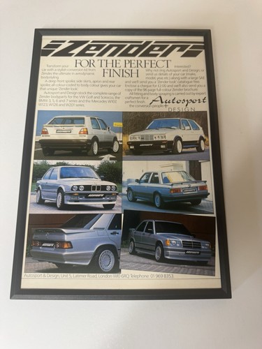 Framed zender mk2 golf - vw, gti