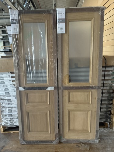 Windsor oak glazed - glazed, bevelled