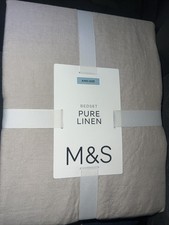 M&S Bedset Pure Linen King