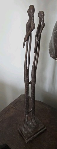Vintage cast bronze african - vintage,