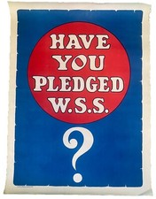 Rare Authentic WWI WSS War