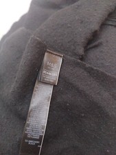 M&S Scarf Black Unisex Long One Size 