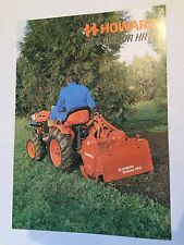 HOWARD Rotavator HR8 for Compact Tractor Original 1970s Vintage Sales Brochure