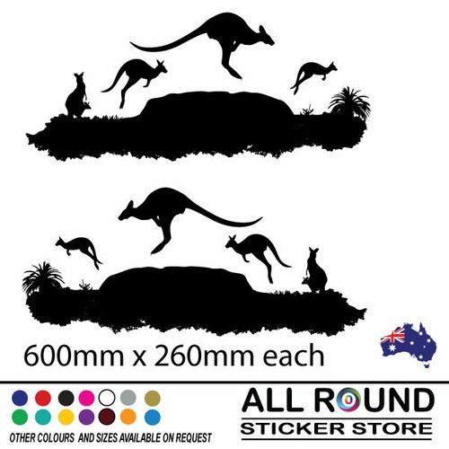 Large kangaroo sticker decal