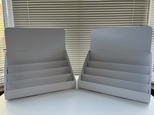 Greeting Card / Craft Show Display Stand - White Card Pre-assembled