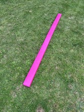 7FT-2.1M Folding Portable Balance Beam Leather Gymnastics Gym Kids Training Beam