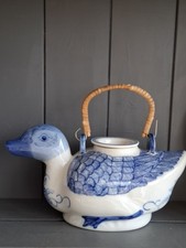 Blue & White Porcelain Duck