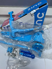 Zinc My First 3 in1 Kids Light Up 3 Wheel Scooter & Ride On 1+ Blue