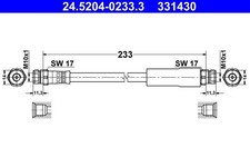 5204 0233 brake - hose, ate