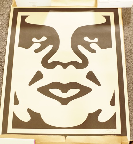 Shepard fairey signed obey - fairey,