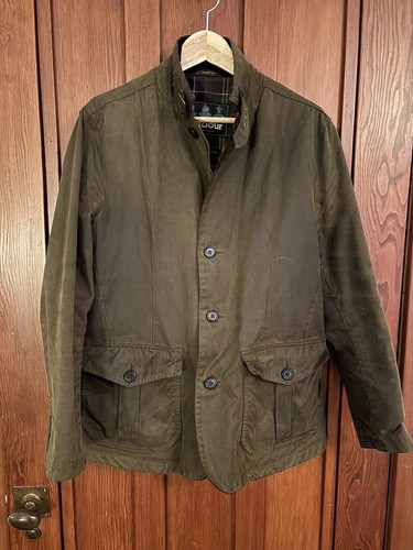 Barbour lutz waxed cotton - waxed,