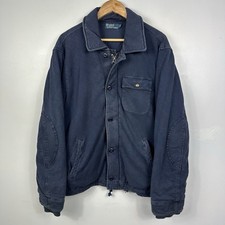 Polo Ralph Lauren Deck Jacket, Utility RRL Sportsman, Navy Blue, Size Mens XL