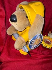 Vintage Singing In The Rain Soft Plush Toy Dog Dancing 19cm  Working Musical #1