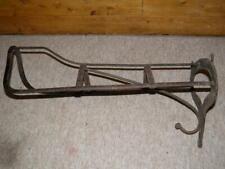 Antique Wall Mounted Cast Iron Side Saddle Rack With Bridle Hook