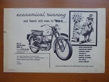 1960 PUB BSA MOTORCYCLE MOTO