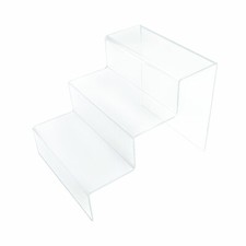 Step acrylic display stand - display,