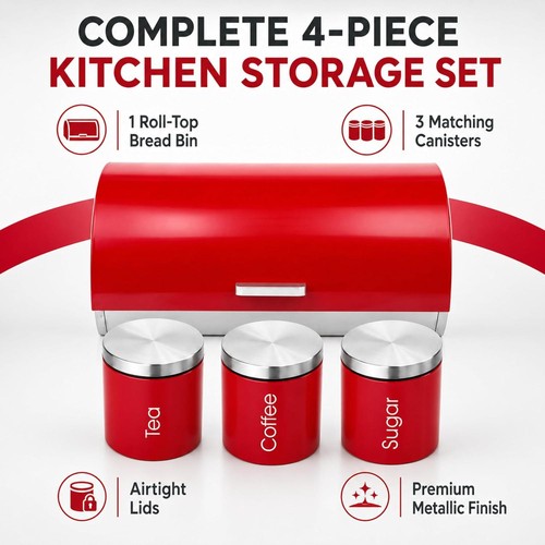 4pcs kitchen storage set with - storage,