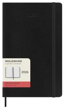 Moleskine Daily Diary / Planner 2026 Large Black Soft Cover 13x21cm 12 Month