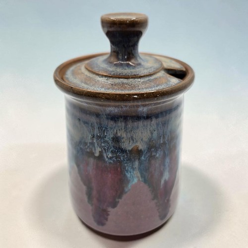 Handmade ceramic lidded - ceramic, jar