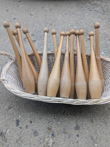 Vintage juggling pins - vintage,