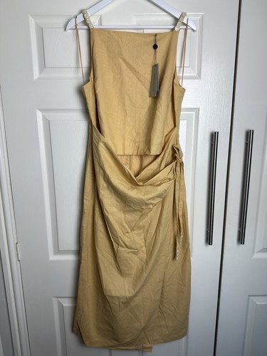 Mint velvet yellow wrap - wrap, linen