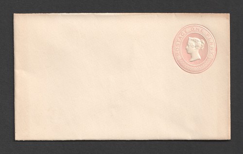 Unused postal stationery - 1d,